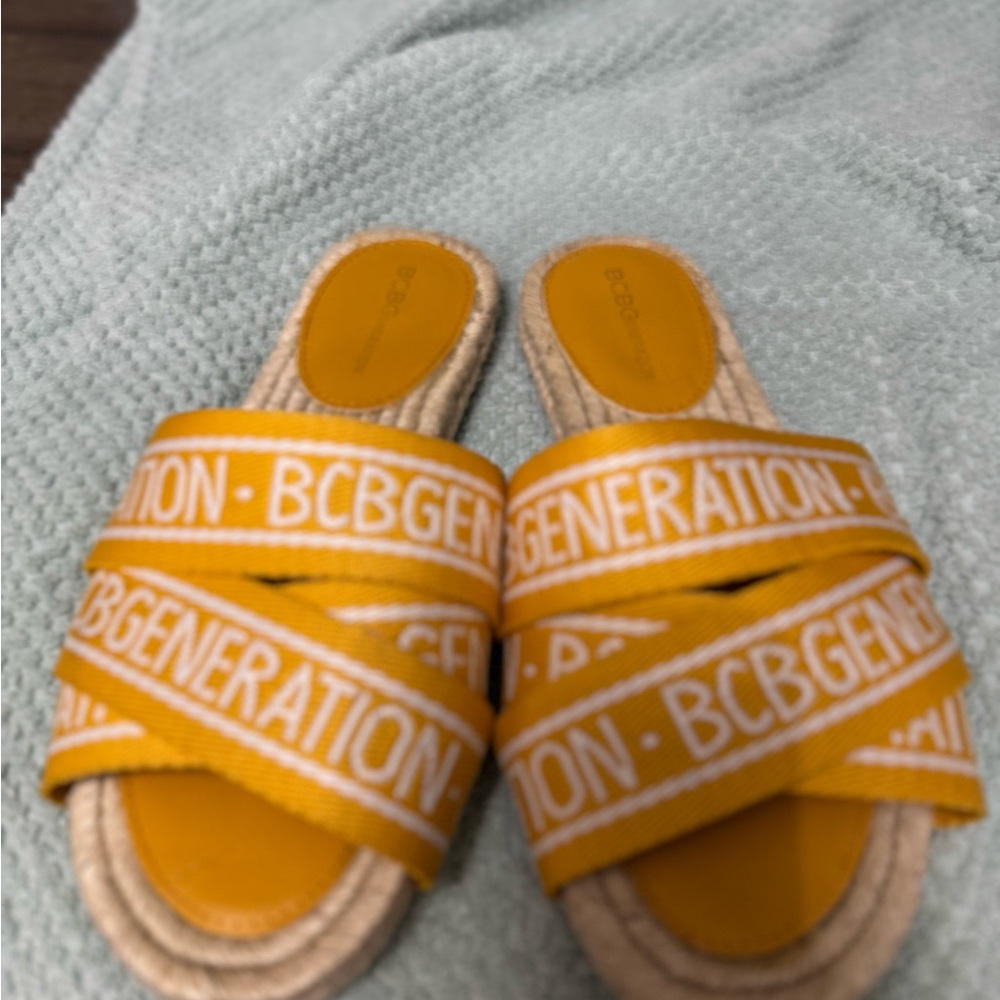 BCBGeneration Yellow Sandals